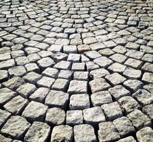 Picture of a cobblestone pattern